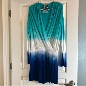 Young Fabulous & Broke Blue Howell Ombré Romper